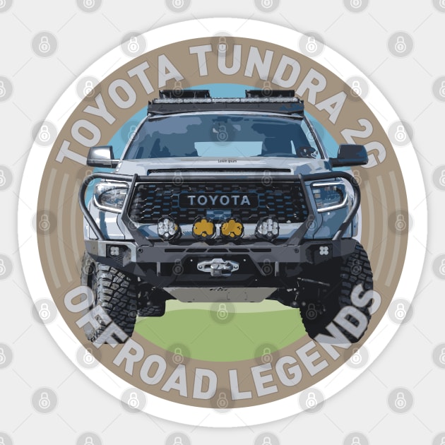 4x4 Offroad Legends: Toyota Tundra 2nd Generation Sticker by OFFROAD-DESIGNS
